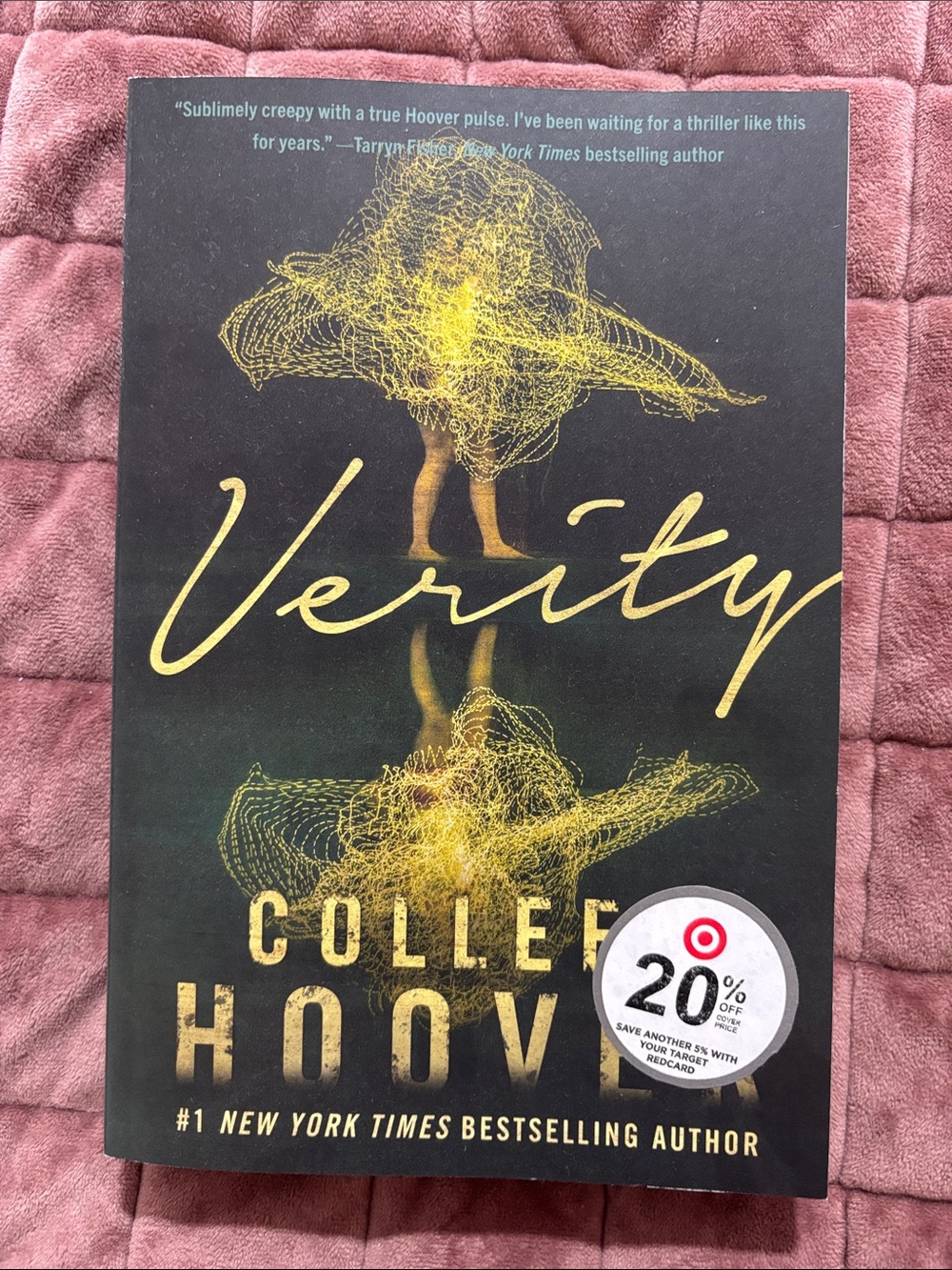 Verity by Colleen Hoover - Black & Gold Paperback